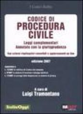 Codice di procedura civile 2007. Leggi complementari. Annotato con la giurisprudenza. Con schemi riepilogativi removibili e aggiornamenti on-line