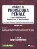 Codice di procedura penale 2007. Leggi complementari. Annotato con la giurisprudenza. Con schemi riepilogativi removibili e aggiornamenti on-line