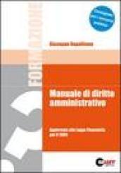 Manuale di diritto amministrativo. Aggiornato alla Legge finanziaria per il 2008