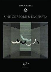 Sine corpore & excerpta