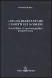 Civiltà degli antichi e diritti dei moderni. Saverio Mattei e l'esperienza giuridica postgenovesiana