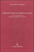 Lezioni di storia del diritto italiano