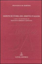 Lezioni di storia del diritto italiano