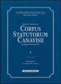 Corpus Statutorum Canavisii