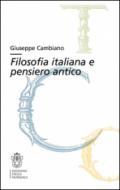 Filosofia italiana e pensiero antico