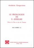 Le proslogion de s. Anselme. Silence de Dieu et joie de l'homme