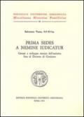 Prima sedes a nemine iudicatur. Genesi e sviluppo storico dell'assioma fino al decreto di Graziano