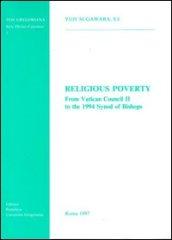 Religious poverty. From Vatican Council II to the 1994 synod of bishops
