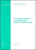 Los vicarios generales y episcopales en el derecho canónico actual