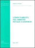 L' imputabilità nel diritto penale canonico