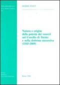 Natura e origine della potestà dei vescovi nel Concilio di Trento e nella dottrina successiva (1545-1869)