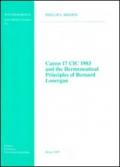 Canon 17 CIC 1983 and the hermeneutical principles of Bernard Lonergan