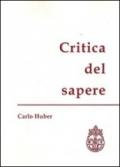 Critica del sapere