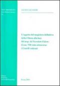L' oggetto del magistero definitivo della Chiesa alla luce del m. p. Ad tuendam fidem: il can. 750 visto attraverso i Concili vaticani