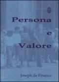 Persona e valore