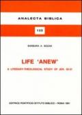 Life «Anew». A literary-theological study of Jer. 30-31