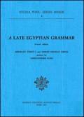 A Late egyptian grammar