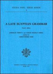 A Late egyptian grammar