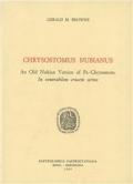 Chrysostomus Nubianus