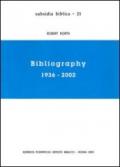 Bibliography 1936-2002