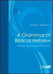A Grammar of biblical Hebrew