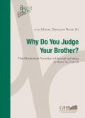 Why do you judge your brother? The rhetorical function of Apostrophizing in Rom 14:1-15:13