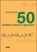 50 multiple choises in geometry
