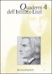 Quaderni dell'Istituto Liszt: 4