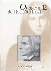 Quaderni dell'Istituto Liszt. 12.