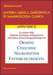 Materia medica omeopatica di immunologia clinica. Appendice