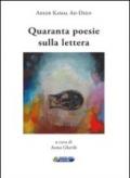 Quaranta poesie sulla lettera