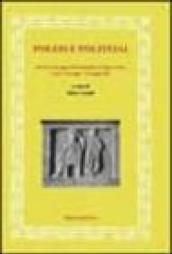 Poleis e politeiai. Atti del Convegno internazionale di storia greca