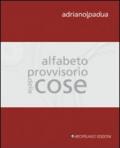 Alfabeto provvisorio delle cose