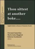 Thou sittest at another boke... English studies in honour of Domenico Pezzini