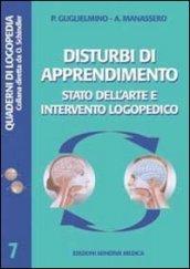 Disturbi dell'apprendimento. Stato dell'arte e intervento logopedico