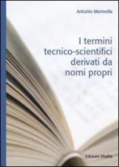 I termini tecnico-scientifici derivati da nomi propri