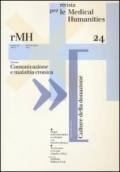 Rivista per le medical humanities (2013). 24.Comunicazione e malattia cronica