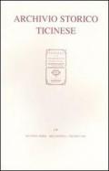 Archivio storico ticinese vol.139