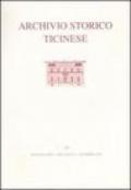 Archivio storico ticinese. 140.Seconda serie. Dicembre 2006