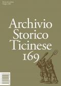 Archivio storico ticinese. Vol. 169