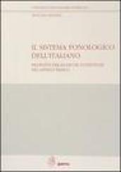 Il sistema fonologico dell'italiano. Proposte per ricerche statistiche nel lessico basico