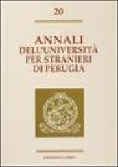 Annali dell'Università per stranieri di Perugia. Semestre gennaio-giugno 1994: 20