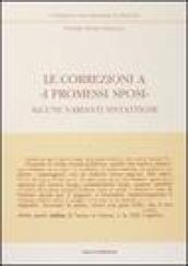 Le correzioni a «I Promessi sposi». Alcune varianti sintattiche