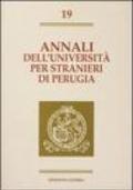 Annali dell'Università per stranieri di Perugia. Semestre Giugno-Dicembre 1993