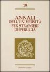 Annali dell'Università per stranieri di Perugia. Semestre Giugno-Dicembre 1993