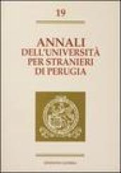Annali dell'Università per stranieri di Perugia. Semestre Giugno-Dicembre 1993