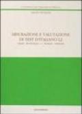 Misurazione e valutazione di test d'italiano L2. Aspetti docimologici e tecniche statistiche