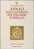 Annali dell'Università per stranieri di Perugia. Anno VIII: 27