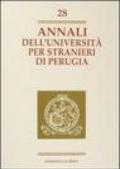 Annali dell'Università per stranieri di Perugia. Anno IX: 28
