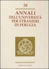 Annali dell'Università per stranieri di Perugia. Anno IX: 28